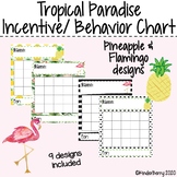 Tropical Paradise Behavior Incentive AR Sticker Charts