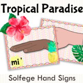 Tropical Paradise Solfege Hand Signs