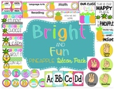 Tropical Pineapple Classroom Decor Pack