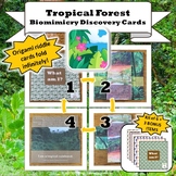 Tropical Rainforest Biome Biomimicry Discovery Cards Kit  