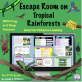 Tropical Rainforest Digital Escape Room Summer Reading Pas