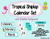 Tropical Shiplap Calendar Set