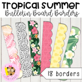 Tropical Summer Theme Classroom Decor Bulletin Board Borders