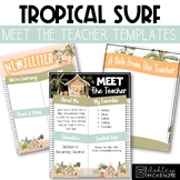 Tropical Surf Classroom Decor | Meet the Teacher, Newslett