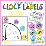 Tropical Telling the Time - Clock Labels