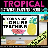 Tropical Theme | Online Teaching Backdrop | Google Classro
