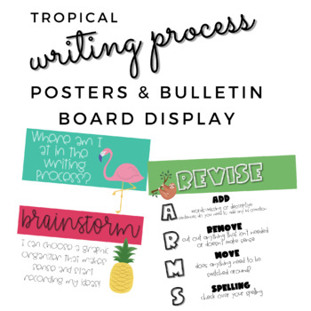 Preview of Tropical Writing Posters & Bulletin Board Display