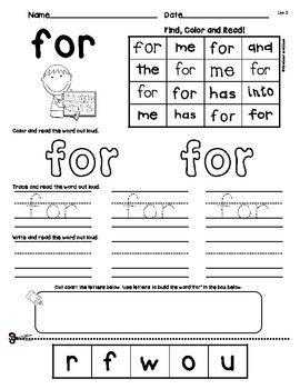 Troubling TRICK WORDS!! A First Grade Word Study Pack! by Jillian Coster