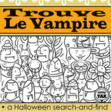 Trouve Le Vampire / French search-and-find Halloween activity