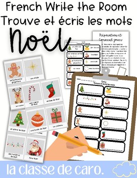 Vocabulaire de Noël interactive worksheet