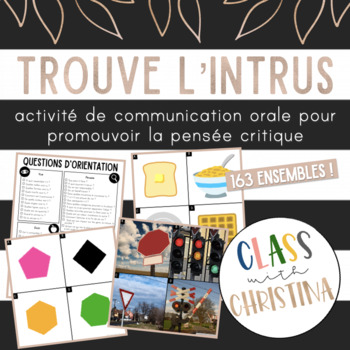 Preview of Trouve l'intrus - Activité de communication orale