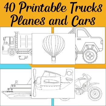 Kids Coloring Books Coloring Book Vehicles For Toddler: coloring