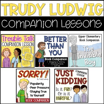 Preview of Trudy Ludwig Companion Lessons Bundle