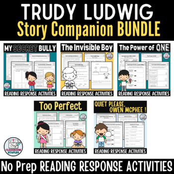 Preview of Trudy Ludwig Reading Response Activities BUNDLE - Story Comprehension Companions