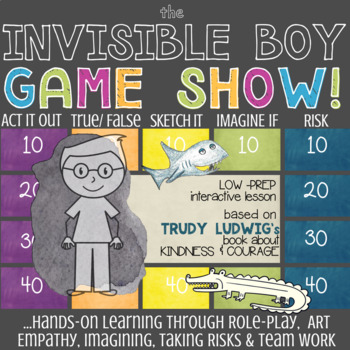 Preview of Trudy Ludwig's THE INVISIBLE BOY: School Counseling Inclusion & Empathy Lesson
