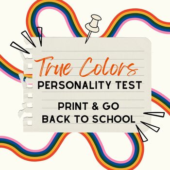 Preview of True Colors Personality Test