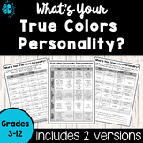 True Colors Personality Type Quiz | Get to Know You Invent
