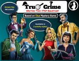 True Crime Activity/Game - Writing Two-Step Equations from