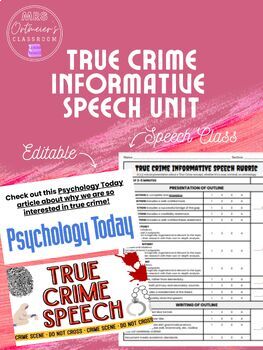 informative speech topics true crime