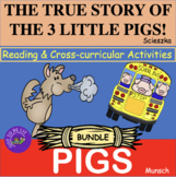 True Story of the Three Little Pigs by Scieszka & PIGS by 