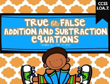 Preview of True or False Equations