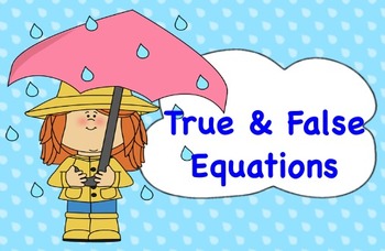 Preview of True and False Equations
