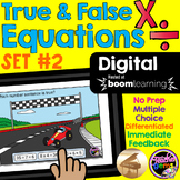 True and False Equations Multiplication and Division Set 2