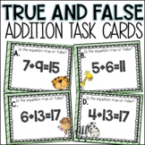 True or False Equations | Addition and Subtraction Math Ta