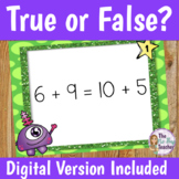 True or False Equations Activities and Worksheets