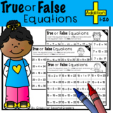 True or False Equations (Addition) 1-20