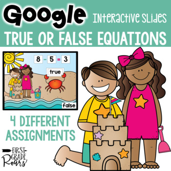 Preview of True or False Equations Addition & Subtraction to 10 Digital using Google Slides