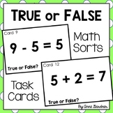 True or False Equations: 1st Grade Addition & Subtraction 