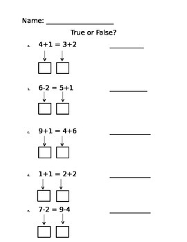 True or False Math Equations by Empowering Minds is Wonderful | TpT