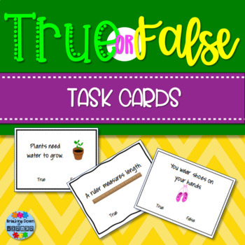 Preview of True or False? {Task Cards}