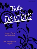 Truly Devious Maureen Johnson Worksheets and Essay