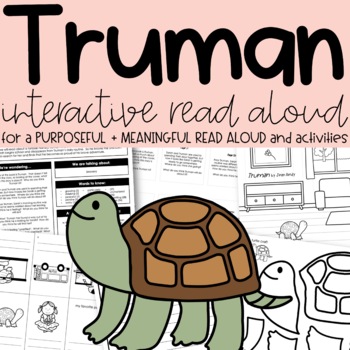 Preview of Truman Read Aloud and Activities | Bravery | Back to School Activities