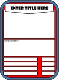 Trump Cards Template 18.4x13.4 (4 stats)