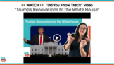 Trump's White House Renovation Lesson Plan in American Sig
