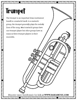 trumpet coloring