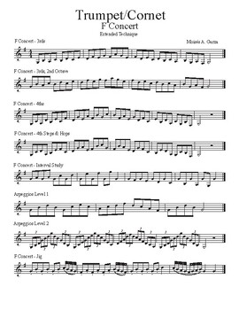 Preview of Trumpet - Extended Technique Packet