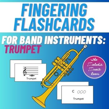 Preview of Trumpet Fingering Flash Cards