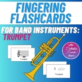 Trumpet Fingering Flash Cards