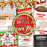 Trunk or Treat Decor Pack, Pizza Theme