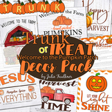 Trunk or Treat Decor Pack, Pumpkin Patch Theme