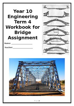 Preview of Truss Bridge Assignment Workbook - Distance Learning