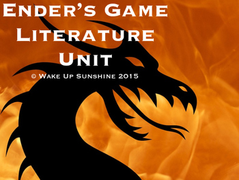 Preview of Ender's Game Literature Unit