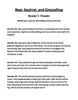 Preview of Trustworthy - Reader's Theater Script