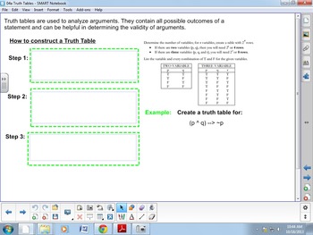 Preview of Truth Tables
