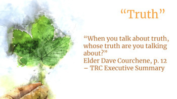 Preview of Truth and Reconciliation