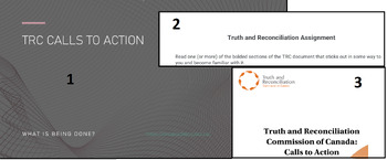 Preview of Truth and Reconciliation Commission Information and Assignment
